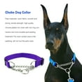 thumbnail image 3 of Collier en Métal pour Animaux de Compagnie Remplacement Lavable Robuste Réglable Randonnée en Plein Air Jouer Animaux de Compagnie Remorquage Choker Accessoires Nylon Violet, 3 of 6