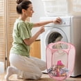 thumbnail image 1 of Household Large Dirty Clothes Basket Floor Standing Convenient Mesh Foldable Foolproof Clothes Storage Basket, 1 of 6