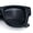 Shiny Black Frame - Black Lens, variant on Classic Square Sunglasses for Men Women UV400 Protection Retro Thick Fat Bevel Frame Black Tortoise Frame Black Lens