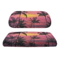 thumbnail image 2 of Pzuqiu Tropical Sunset Silhouette, Comfortable Easy Installation Golf Cart Seat Covers Kit Fit for Ezgo Club Car Precedent 2 Person Seats Golf Carts, 2 of 9