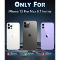 thumbnail image 2 of Funda de teléfono FNTCASE para iPhone 12 Pro Max Magnetic Clear, 2 of 6