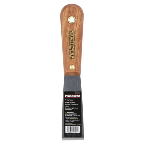 Mintcraft 01521R 1. 25 inch Wood Stiff Putty Knife