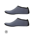 thumbnail image 6 of Luxtrada Womens and Mens Water Shoes Quick-Dry Aqua Strip Socks Barefoot Beach Socks for Outdoor Beach Swim Surf Yoga Exercise "Gray, M", 6 of 8