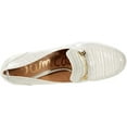 thumbnail image 5 of Sam Edelman Aretha Modern Ivory Block Heel Rounded Toe Slip On Fashion Pumps (Modern Ivory, 11), 5 of 6
