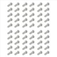 thumbnail image 1 of 60 Pieces Computer TV LCD Monitor Stand Bracket Mounting Screw M4X10mm,60 x TV Monitor Bracket Mounting Screws,Silver Tone, 1 of 7