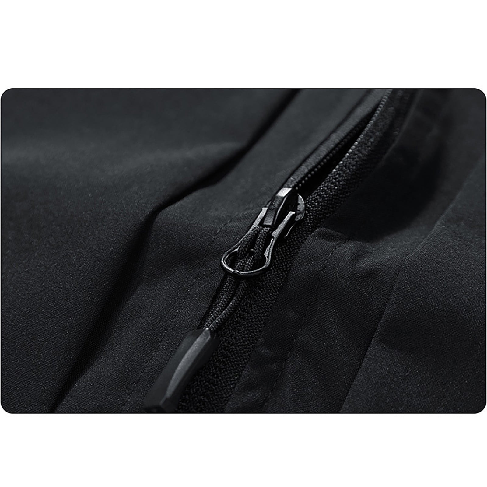 Men's Windproof Lightweight Golf Vest Softshell Sleeveless Jacket with Pockets for Running Hiking Sports Spring Fall,Black,4XL