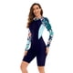 thumbnail image 4 of Traje de neopreno de una pieza para mujer, de manga larga, con cremallera, para buceo, surf de cuerpo entero, para deportes acuáticos., 4 of 5