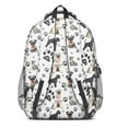 thumbnail image 3 of Schnauzer Dogs with Paw Backpack for School,Cute School Bag,Schoolbag with Adjustable Shoulder Straps & Padded Back,16.9 Inch, 3 of 5