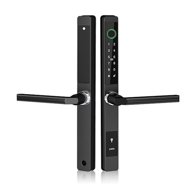 Door Lock, TTLock Smart Lock Waterproof Outdoor Fingerprint APP RFID Code Keyless Electronic Door Lock ,Easy to Install