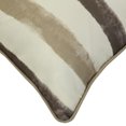 thumbnail image 4 of Outdoor Decor by Commonwealth Nature  Printed Stripe Pillow 18 x 18 in Taupe, 4 of 5