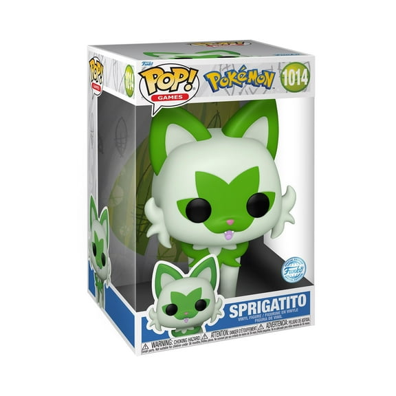 Funko Pop! Jumbo: Pokemon - Sprigatito - Collectible Vinyl Figure - Gift Idea - Official Merchandise - Toys for Children and Adults - Video Games Fans - Doll for Collectors