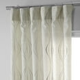 thumbnail image 4 of Suez Natural Embroidered Faux Linen Sheer Curtain (1 Panel), Suez Natural, 50W X 84L, 4 of 9