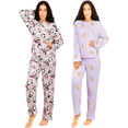 thumbnail image 1 of Set De 2 Pijamas Afelpadas Mujer Unitalla Polar Pantalón Sudadera Ropa Invierno, 1 of 5