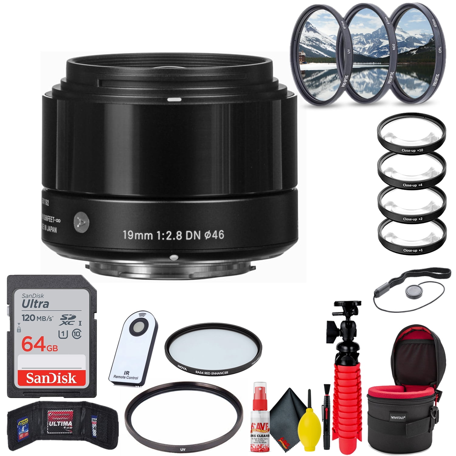 Sigma 19mm f/2.8 DN Art Lens for Micro Four Thirds (Black