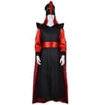 thumbnail image 2 of Disfraz de Cosplay de la película Jafar, mono con capa y sombrero para hombres y mujeres, trajes para Halloween, carnaval, fiesta, juego de rol, 2 of 4
