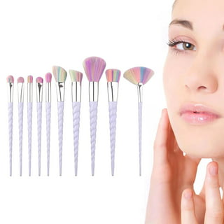 10-PCS Oval-Shaped Makeup Brush Set