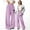 Purple, variant on Dpytoraw Girl's Bowknot Baggy Sweatpants Lightweight Straight Leg Athletic Pants with Pockets Size 15-16 Years