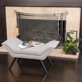 thumbnail image 1 of Ferris Granite Tufted Fabric Ottoman/Bench, 1 of 6