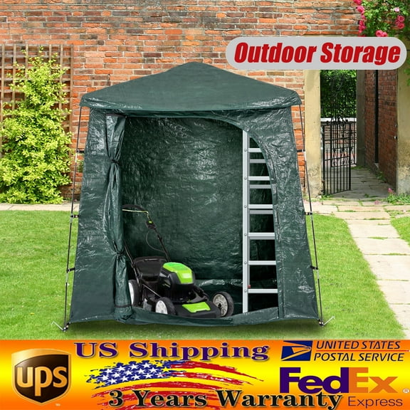 Garden Bicycle Storage Tent Shed Kit Outdoor Storage Waterproof Shelter Foldable