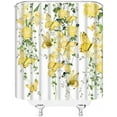 thumbnail image 3 of Ieskayiz Yellow Butterfly Polyester Shower Curtain, 70" x 84", 3 of 3