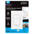 thumbnail image 2 of myTouchSmart 41381 Wall Motion Activated Timer, Simple-Set, Up to 30ft. Away, 150 Degree Sensor, Single Pole, LED, On/Off, 120VAC, White, 2 of 15