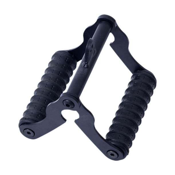 Accesorio de mango para mina terrestre con barra en V para ejercicios en casa, máquina de cable, entrenamiento Negro