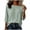 Green#49, variant on UVEASISHA Womens Ribbed Knit Tops 3/4 Sleeve Boat Neck Shirts Loose Fit Pullover Blouses Soft Casual Everyday Summer Wear Navy XXL