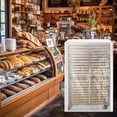 thumbnail image 4 of Foodservice Grado Comercial Hoja Sartén/Pan Rack Cubierta, PVC, 10/20 Niveles, 4 of 8