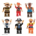 thumbnail image 2 of 20 minifiguras de juguete: juego para rellenos de calcetines navideños, regalos navideños para niños, surtido de figuras para niños y niñas, regalos para fiestas de cumpleaños, minifiguras, figuras de, 2 of 3