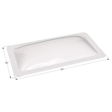 Icon Technologies 01849 - 18"W x 34"L White Rectangular Outer Skylight