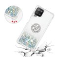 thumbnail image 5 of Funda para Samsung Galaxy A22 4G con Brillo Líquido Flotante, Purpurina, Parachoques y Anillo Giratorio Soporte, 5 of 5