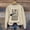 Beige, variant on Beige Halloween Spooky Season Shirt Women Crew Neck Funy Retor Ghost Long Sleeve Crop Sweatshirt Skull Spooky Season Holiday Family Matching Party Top L