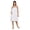 White, variant on Feather Drape Women's Cotton Waffle Bath Wrap – Lightweight Spa Towel Wrap with Elastic Back & Adjustable Hook & Loop Closure, White, 80 x 150 cm