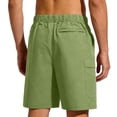 thumbnail image 3 of Maean Big and Tall Cargo Shorts for Men's Elastic Waist Casual Summer Workout Shorts with Pockets M-4XL, 3 of 7