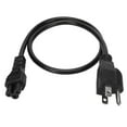 thumbnail image 2 of Cable De Alimentación Para Computadora Portátil, Nema 5-15P Macho A IEC320 C5 Hembra, Seguro, Duradero, Enchufe Estadounidense, Cable De Alimentación De 100-240V Para Oficina, 2 of 7