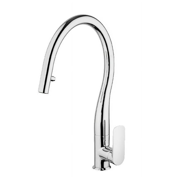 Latoscana 09CR591D Single Handle Pull-Down Spray Kitchen Faucet In Chrome