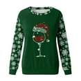 thumbnail image 4 of Womens Sweatshirt Oversized Sweatshirts Crewneck Long Sleeve Pullover, 4 of 4
