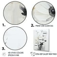 thumbnail image 3 of Designart "Fantasia Of White Wildflowers II" Wildflowers Floater Framed Wall Art Prints, 3 of 5