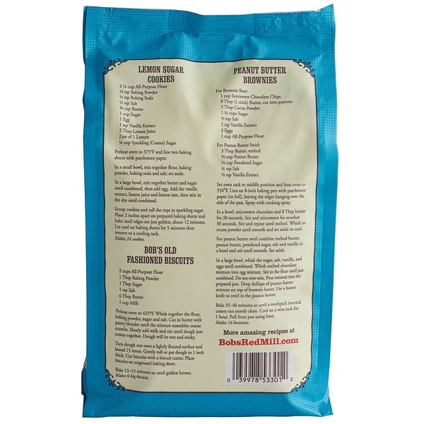 A2zchef Bob s Red Mill 5 Lb. Unbleached All Purpose Flour