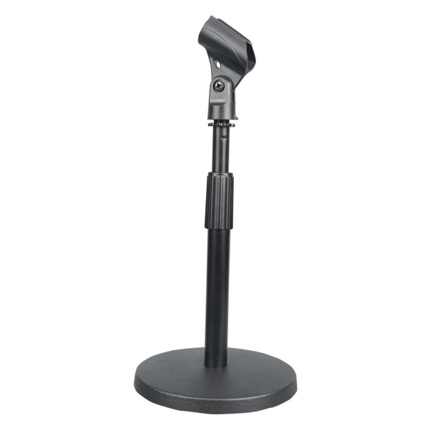 PYLE PMKSDT40 Compact Tabletop Microphone Stand Mini Desktop Mic