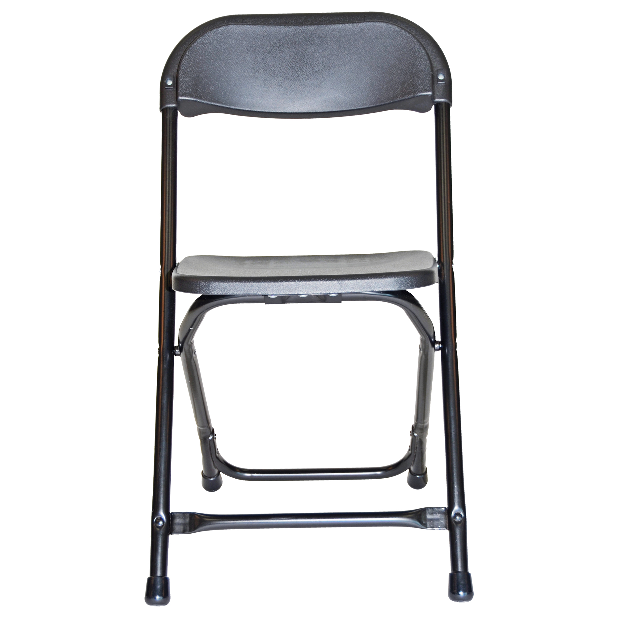 Rhino Children's Plastic Folding Chair - Black