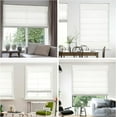 thumbnail image 6 of LazBlinds Cordless Roman Shades for Windows, Light Filtering Thermal Insulated Window Blinds, Lightweight Fabric Blinds for Indoor Windows, 34.5" W x 48" H, Ivory, 6 of 6
