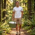 thumbnail image 5 of Eolstice Portable Insulated Cooler Box, Carry Handle Thermal Storage Container, Waterproof Temperature Lock Chest, for Camping Fishing Picnic Outdoor, 5 of 9