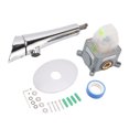 thumbnail image 4 of Wall Faucet, Copper High Water Pressure Resistance Wall Mounted Sink Faucet Simple  for Washbasin, 4 of 8