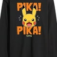 thumbnail image 3 of Pokémon - Pika Pika Scared - Men's Long Sleeve T-Shirt, 3 of 5