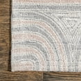 thumbnail image 4 of nuLOOM Larkin Modern Geometric Tasseled Area Rug, 5' x 8', Ivory, 4 of 9
