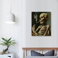thumbnail image 4 of Nawypu Vincent Van Gogh - Dope Posters - Dope Room Decor Weed Smoking Skeleton Decor - Stoner Pothead Marijuana Gifts for Men - Creepy Goth Wall Art - Gothic Home Decor - Cannabis Gifts - Ganja, Blunt, 4 of 5