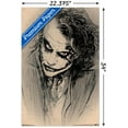 thumbnail image 3 of DC Comics Movie - The Dark Knight - The Joker - Sketch Wall Poster, 14.725" x 22.375", 3 of 5