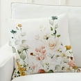 thumbnail image 3 of Floral Spring Velvet Pillow Covers 18 x 18 Inch Set of 2 Vintage Wild Flowers Decor Throw Pillows Outdoor Farmhouse Wildflower Plant Decorative Cushion for Couch Bed Sofa, 3 of 6