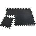thumbnail image 4 of RevTime Interlocking Rubber Exercise Mats 20"x20"x1/4" （6mm）Puzzle GYM Mat,(6 packs with 10 EDGE), 4 of 7